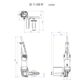 Satineuse Metabo SE 17-200 RT Set 602259500