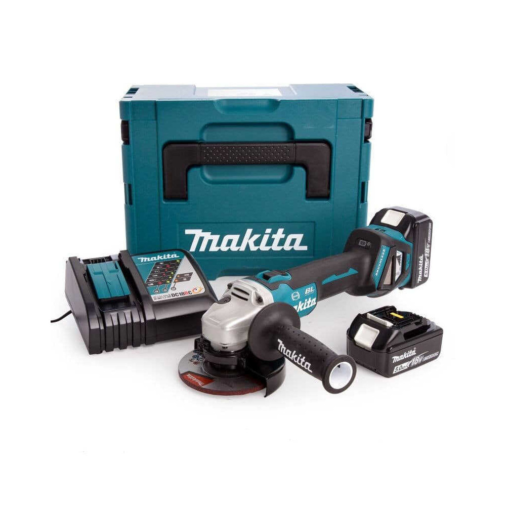Meuleuse d'angle Makita DGA513RTJ 18V LXT