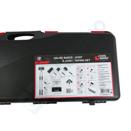 Valise Bande à joint avec kit d'accessoires Outil Parfait 80624
