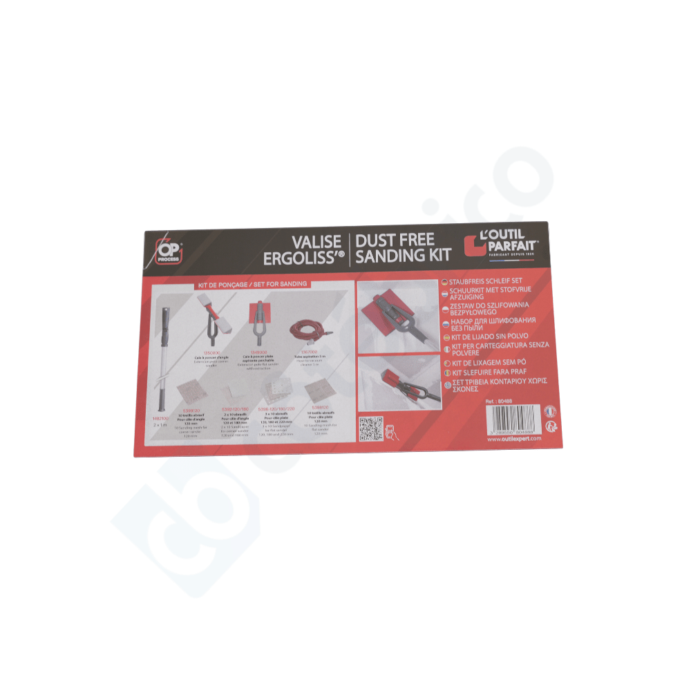 Kit ErgoLiss de ponçage en valise Outil Parfait 80488