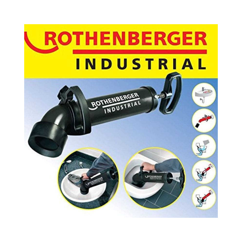 Déboucheur à pression Rothenberger 1500002695 - ROPUMP Power - adaptateurs court et long