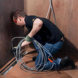 Déboucheur à spirale Rothenberger 072984E - 5 m Ø 9 mm - manivelle et tête d'accrochage