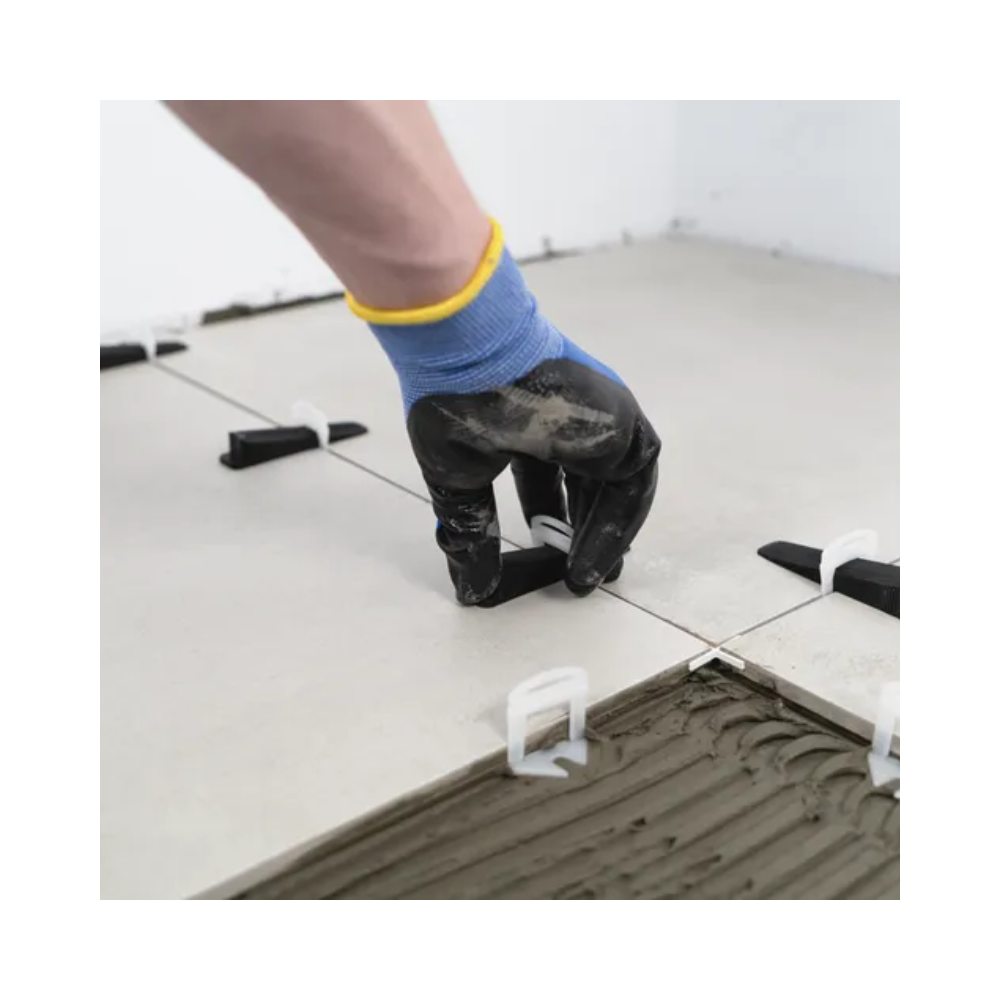 Brides de nivellement Delta Level System joint 2 mm - carreaux 3 à 12 mm - 200 pièces Rubi 2853