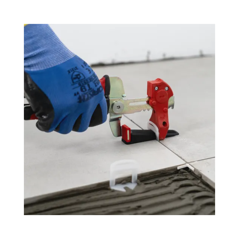 Brides de nivellement Delta Level System joint 2 mm - carreaux 3 à 12 mm - 200 pièces Rubi 2853