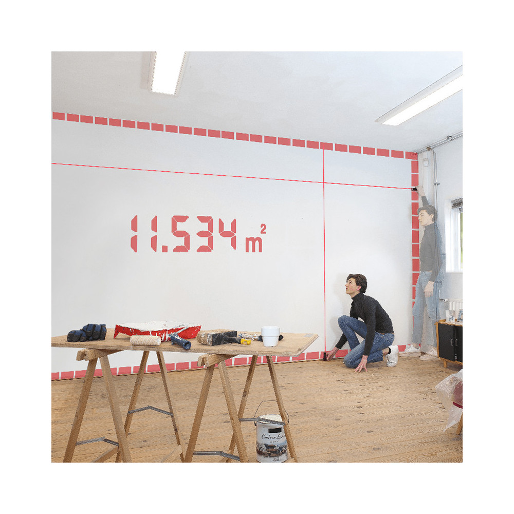 Télémètre laser Skil MT1E1928AA - portée 25 m - précision ± 3 mm - 2 piles AAA