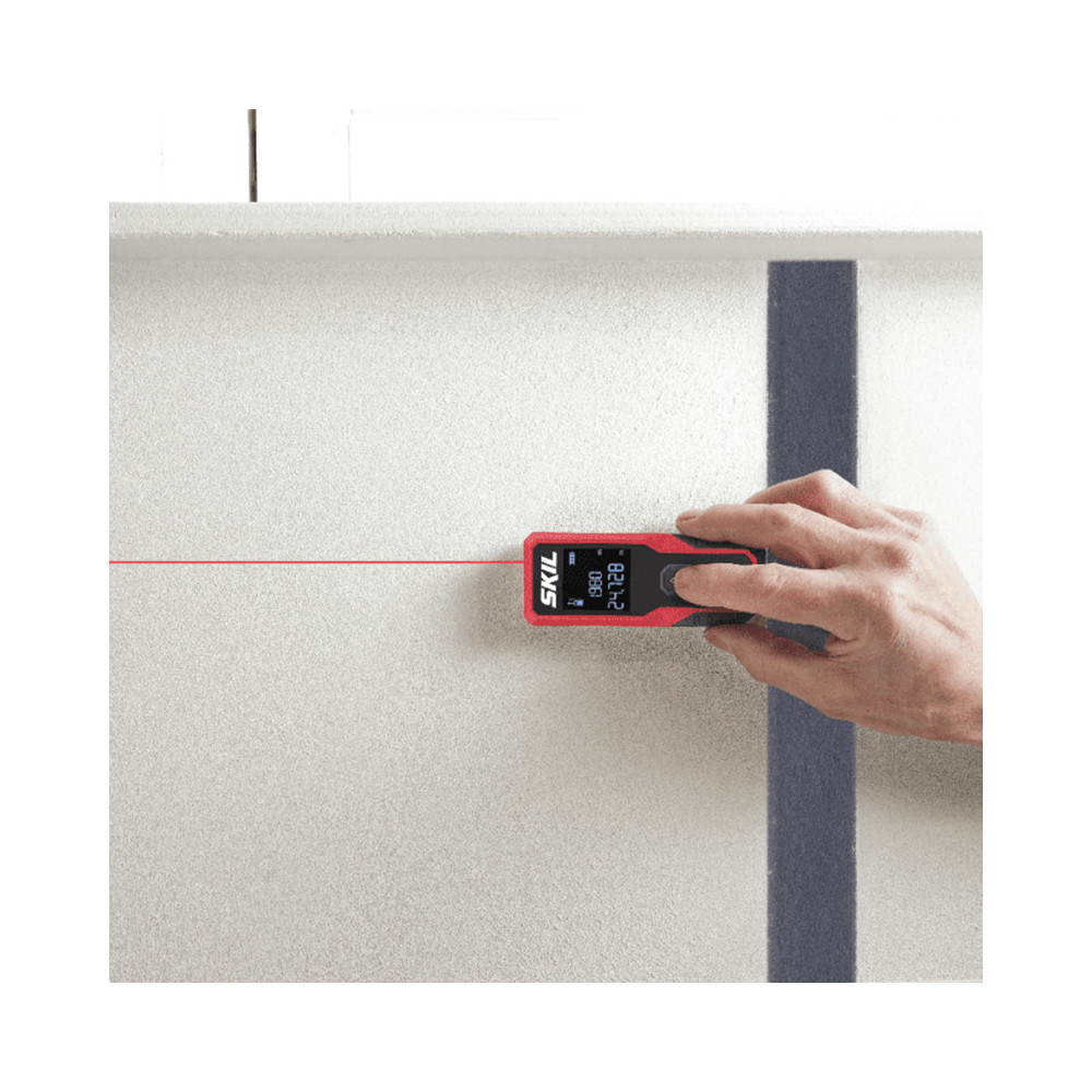 Télémètre laser Skil MT1E1928AA - portée 25 m - précision ± 3 mm - 2 piles AAA
