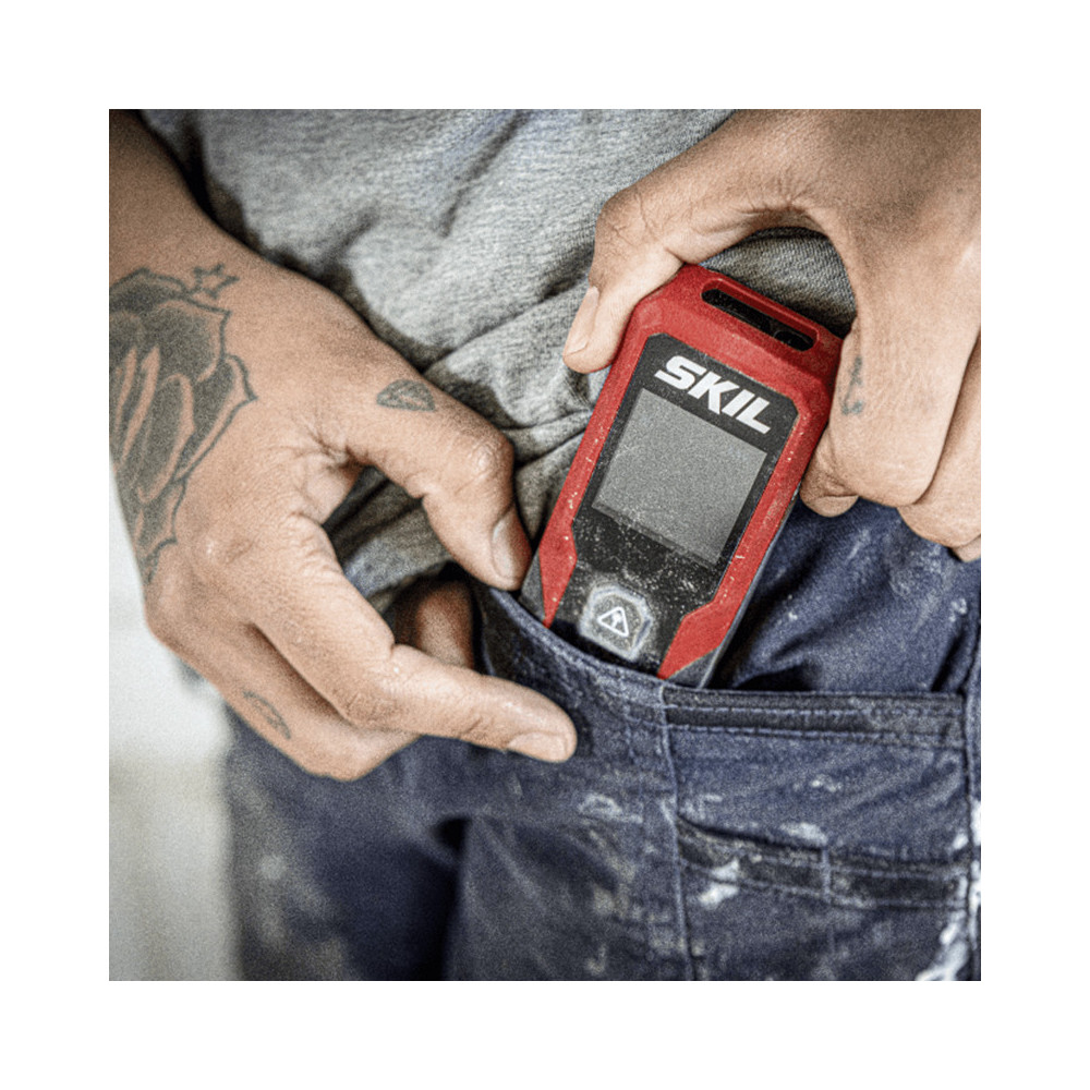 Télémètre laser Skil MT1E1929AA - portée 30 m - précision ± 3 mm - 2 piles AAA