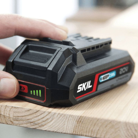 Perforateur SDS-Plus sans fil Skil RH1E3810GB - 20V - 1 J - 1 batterie 2,0 Ah + chargeur - coffret