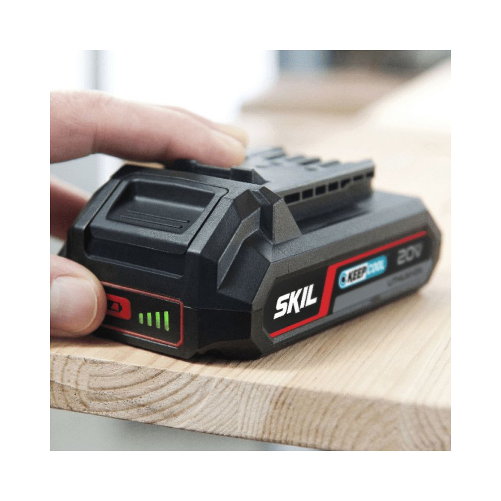 Perforateur SDS-Plus sans fil Skil RH1E3810GB - 20V - 1 J - 1 batterie 2,0 Ah + chargeur - coffret