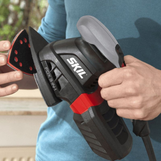 Ponceuse multi filaire Skil Multi Fox F0157220AC - 250 W - 3 en 1 - avec sac