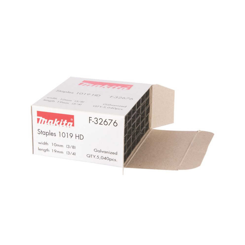 Agrafes 18 Ga 6,3 x 16 mm pour agrafeuses pneumatiques Makita F-32557 - 5000 pcs