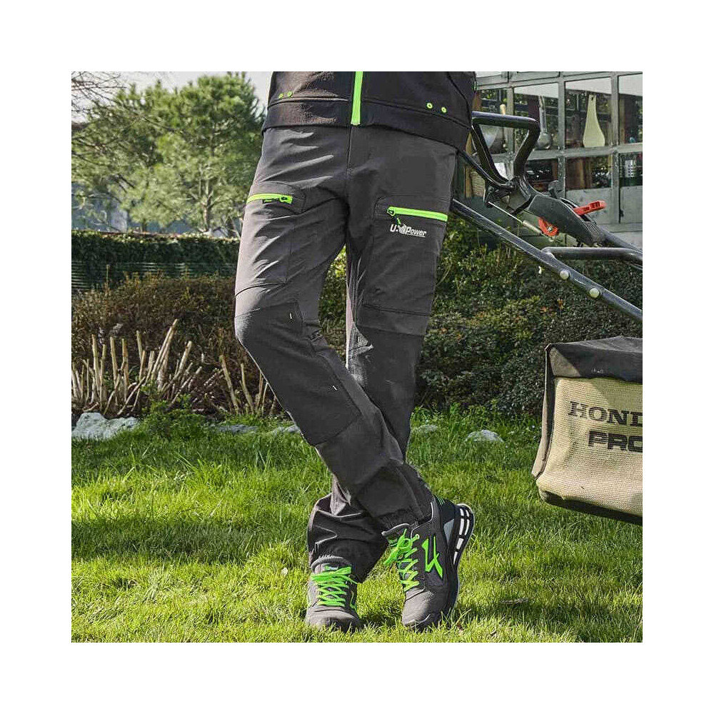 Pantalon de travail stretch Horizon U Power FU267RL - Asphalt Grey Green - EN ISO 13688