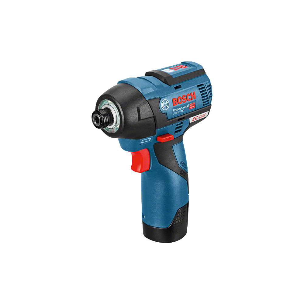 Visseuse à chocs sans fil Bosch GDR 12V-110 06019E0005 - 12V - 110 Nm - brushless - 2 batteries 3,0 Ah + chargeur - L-BOXX