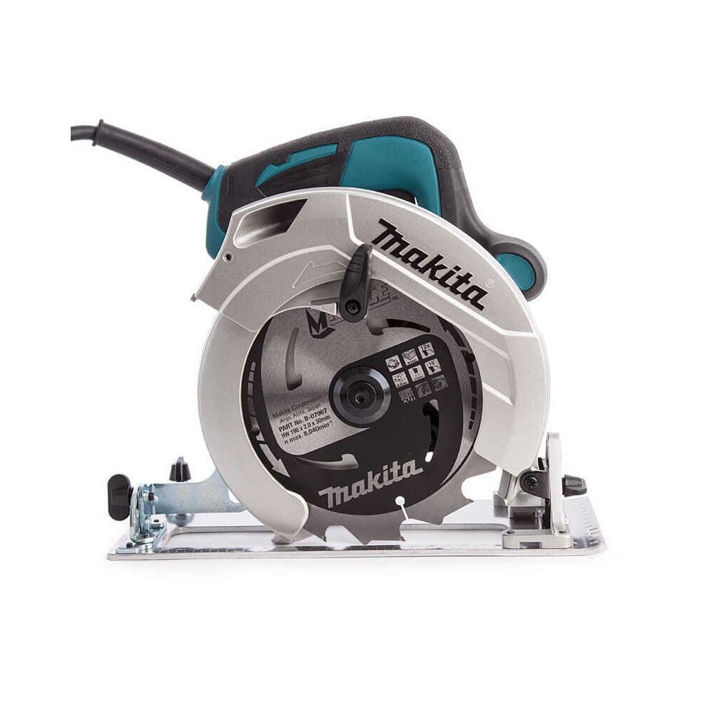 Scie circulaire Makita HS7611K 1 600 W lame 190 mm