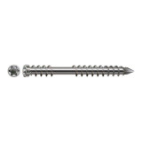 Vis de terrasse SPAX 5 x 50 mm - filetage de fixation - tête cylindrique - T-STAR plus T25 - pointe CUT - inox A2 - boîte de 180