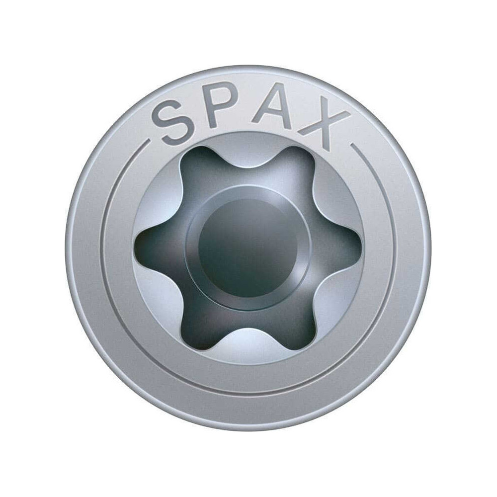 Vis universelle SPAX 4,5 x 40 mm - filetage partiel - tête fraisée - T-STAR plus T20 - 4CUT - WIROX - boîte de 90