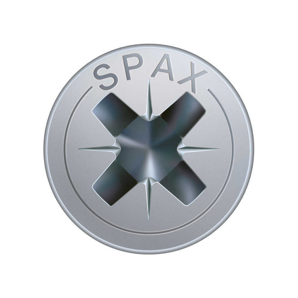 Vis universelle SPAX 4 x 30 mm - filetage total - tête fraisée - cruciforme Z2 - 4CUT - WIROX - boîte de 360