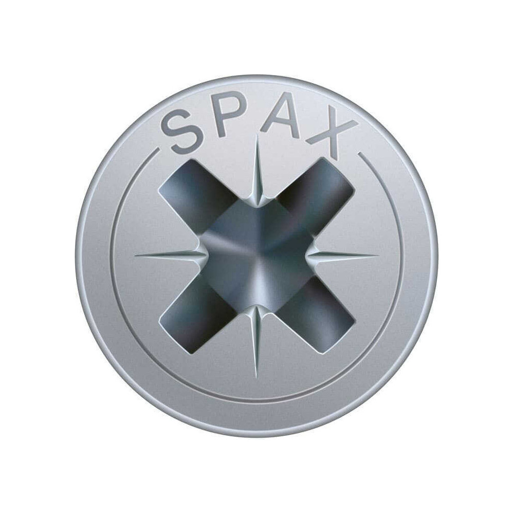 Vis universelle SPAX 4 x 30 mm - filetage total - tête fraisée - cruciforme Z2 - 4CUT - WIROX - boîte de 180