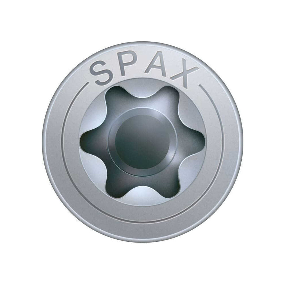 Vis universelle SPAX 6 x 60 mm - filetage partiel - tête fraisée - T-STAR plus T30 - 4CUT - WIROX - boîte de 90