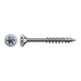 Vis universelle SPAX 6 x 80 mm - filetage partiel - tête fraisée - T-STAR plus T30 - 4CUT - WIROX - boîte de 180
