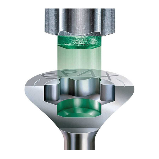 Embout de vissage SPAX T-STAR plus T15 - 6,4 x 50 mm - boîte de 5