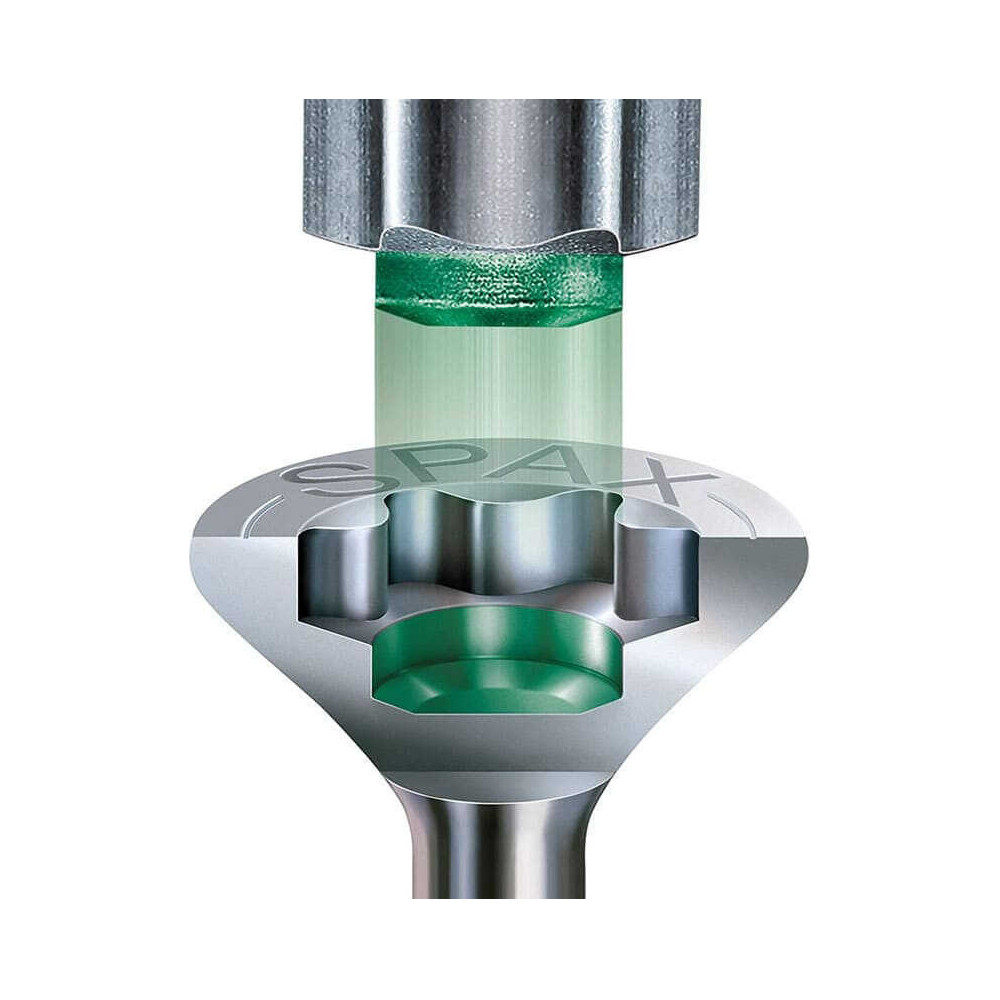 Embout de vissage SPAX T-STAR plus T20 - 6,4 x 50 mm - boîte de 5