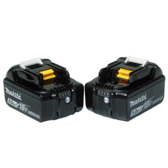 Pack 2 batteries 18V 5,0 Ah Makita 197288-2