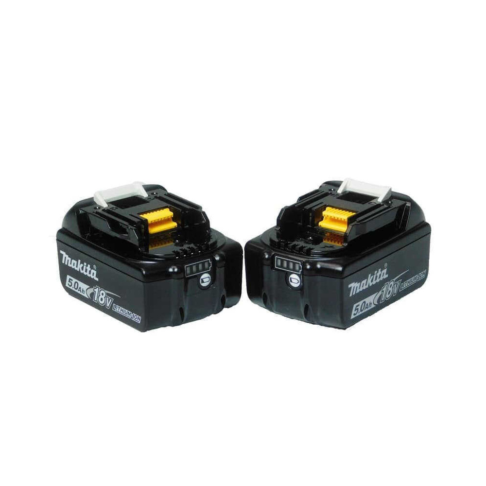 Pack 2 batteries 18V 5,0 Ah Makita 197288-2