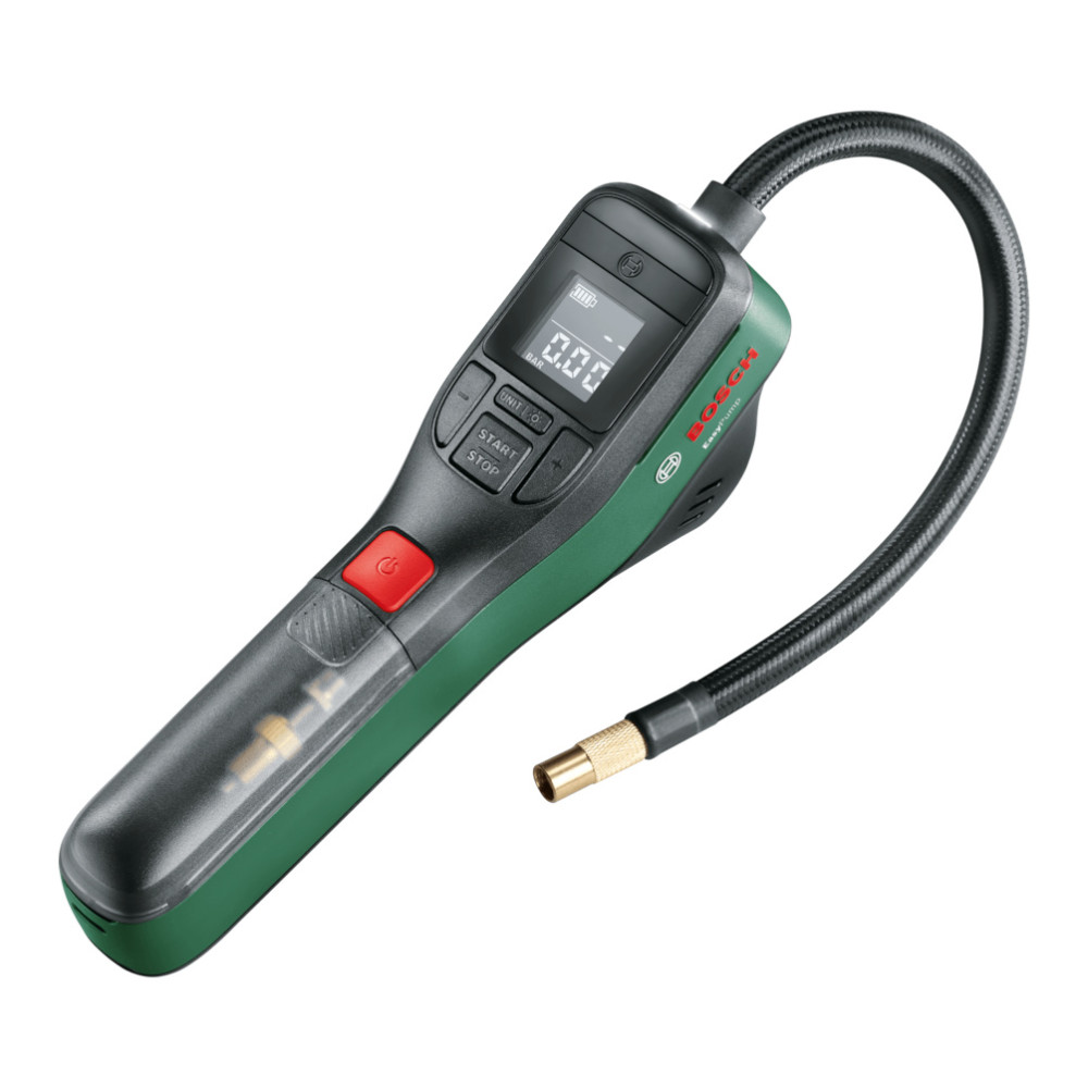 Gonfleur sans fil Bosch 603947002 - 3,6V - 10,3 bar - recharge USB-C - avec adaptateurs