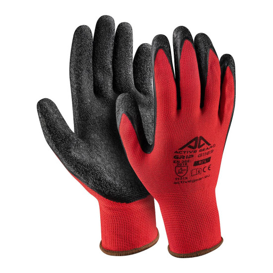 Gant de protection Active Grip Active Gear G1170 - enduction latex crêpé - EN 388