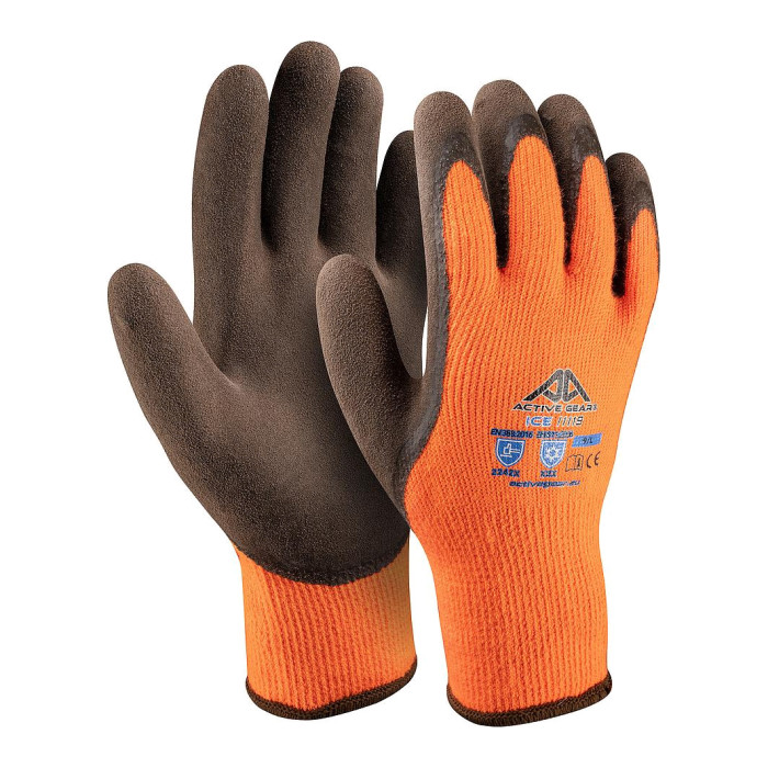 Gant de protection grand froid Active Ice Active Gear I1120 - doublure acrylique, latex sablé - EN 511