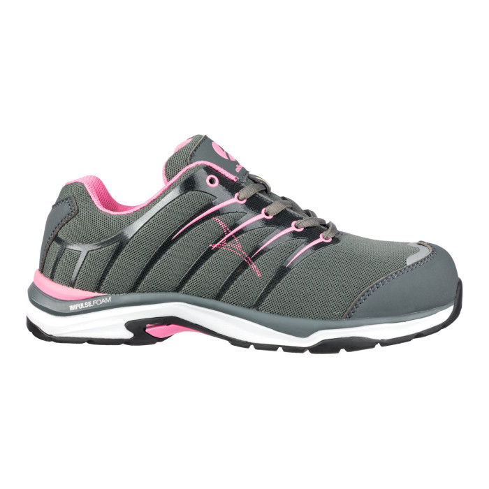 Chaussure de sécurité basse femme Twist Pink Wns Low Albatros 645200 - S1P ESD HRO SRC