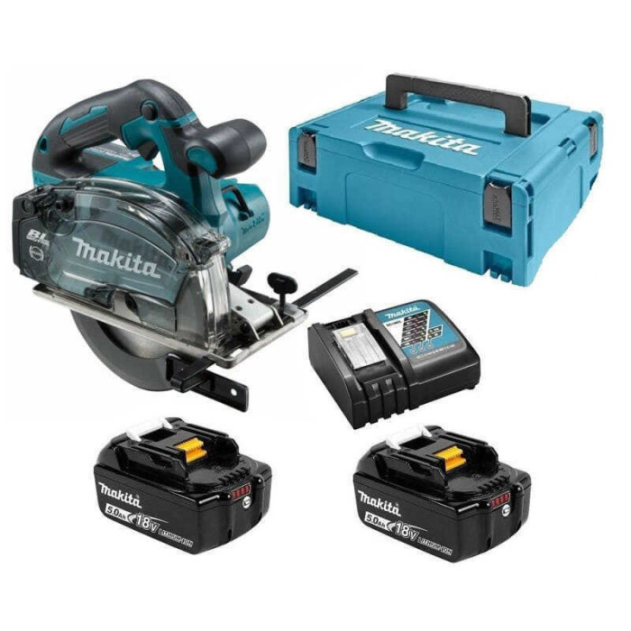 Scie circulaire Makita DCS552RTJ 18V 136 mm 2 x 5,0 Ah