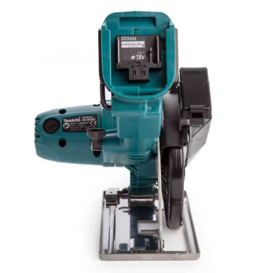 Scie circulaire Makita DCS552RTJ 18V 136 mm 2 x 5,0 Ah