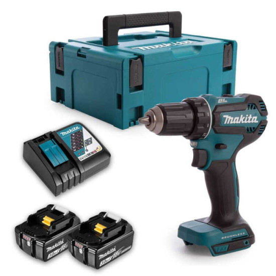 Perceuse visseuse Makita DDF485RFJ 2x3,0 Ah
