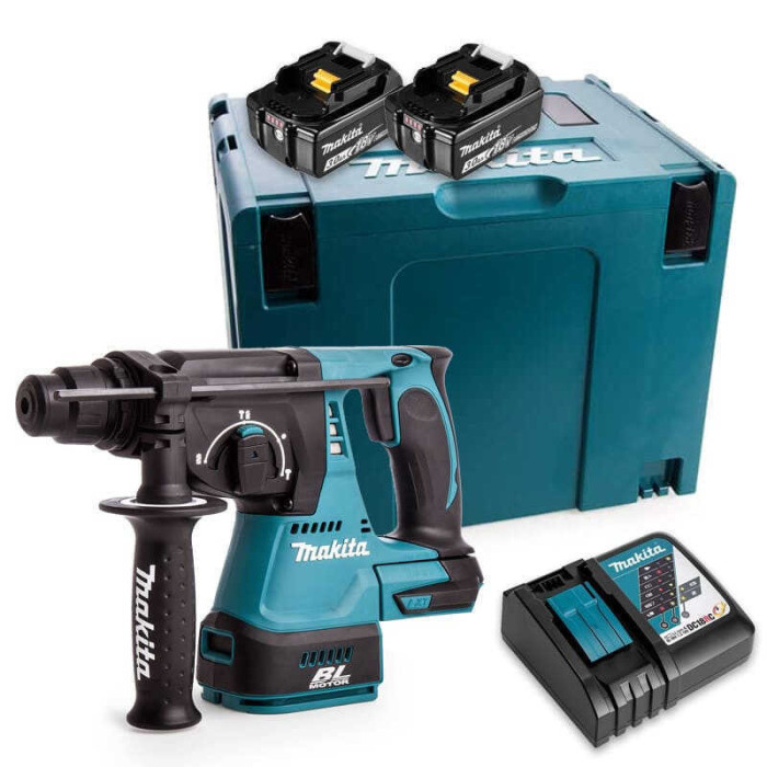 Perforateur burineur Makita DHR242RFJ 18V 2 x 3,0 Ah