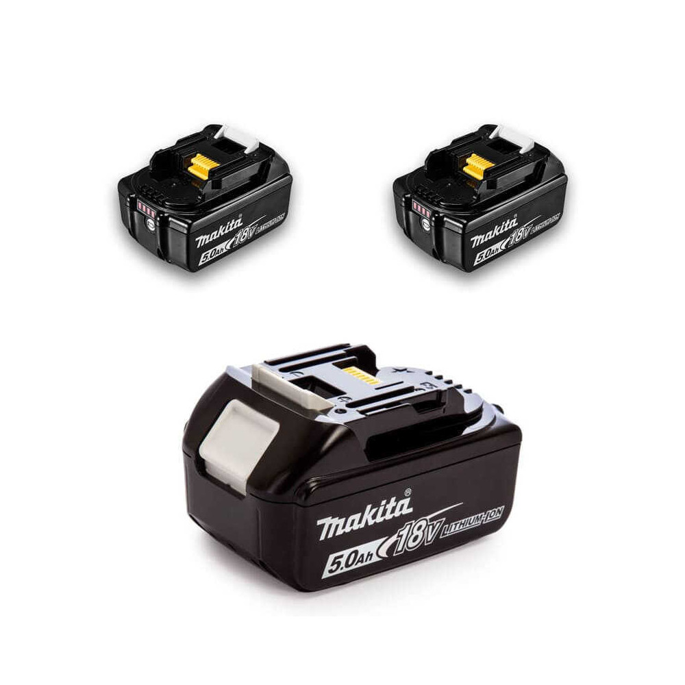Lot de 3 batteries Makita 198458-6 18V LXT 5,0 Ah