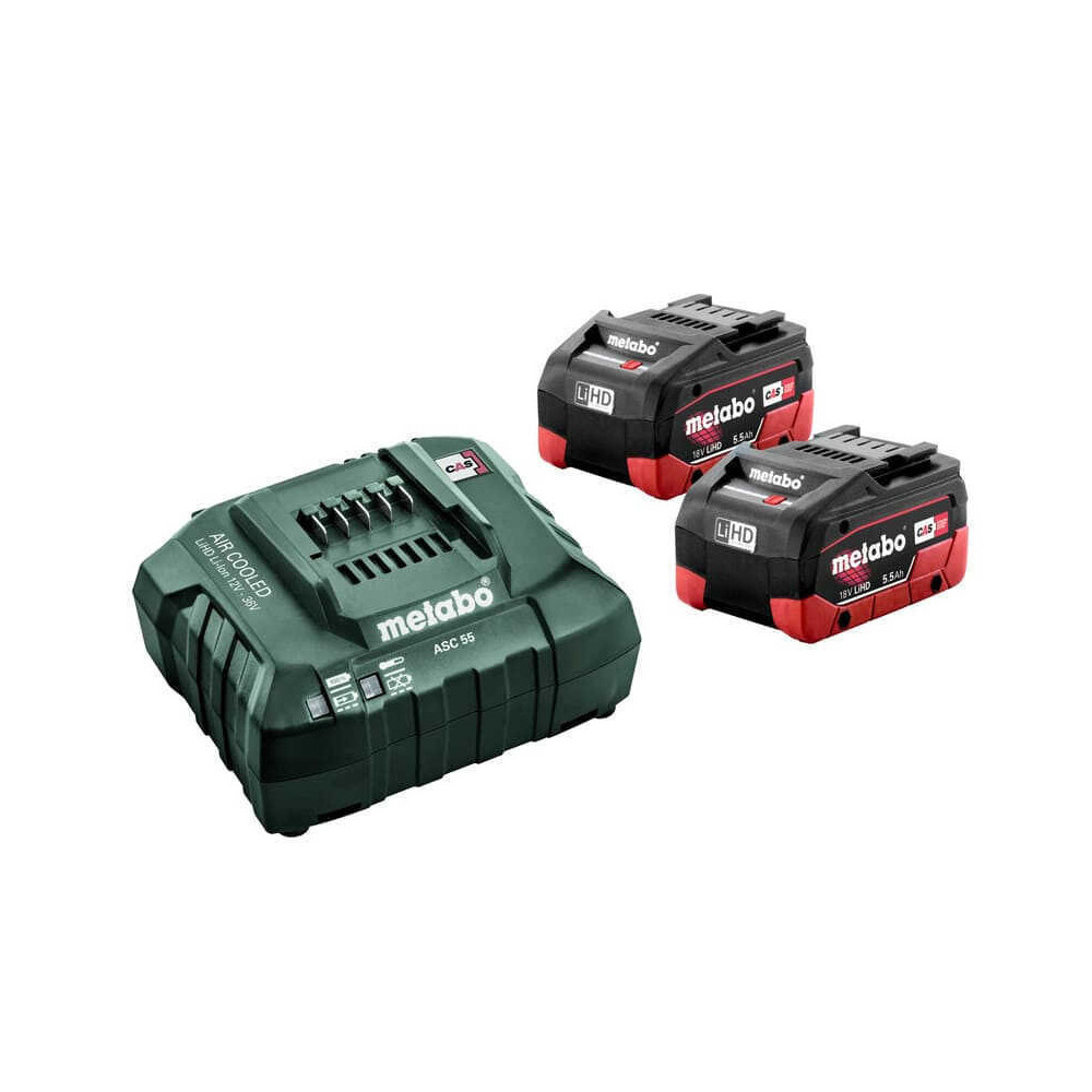 Set de base Metabo 685122000 2 x LiHD 5,5 Ah
