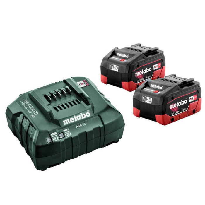 Set de base Metabo 685122000 2 x LiHD 5,5 Ah