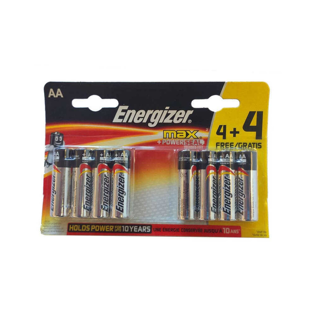 Piles AA Energizer MAX+ x8 Energizer-Max-AA
