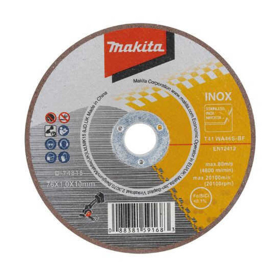 PACK 5 DISQUES A TRONÇONNER Makita D-74815-5