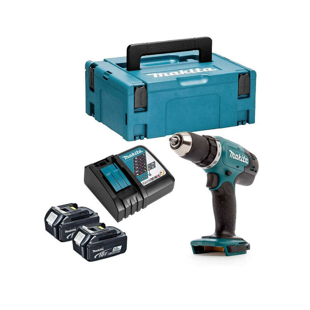 Perceuse visseuse Makita DDF453RFJ 2x3,0 Ah
