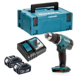 Perceuse visseuse Makita DDF453RFJ 2x3,0 Ah