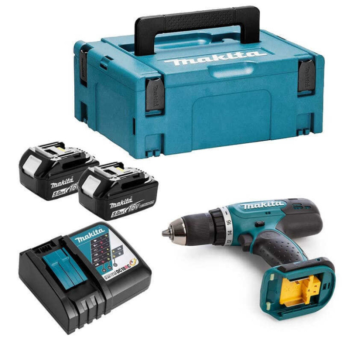 Perceuse visseuse Makita DDF453RTJ 2x5,0 Ah