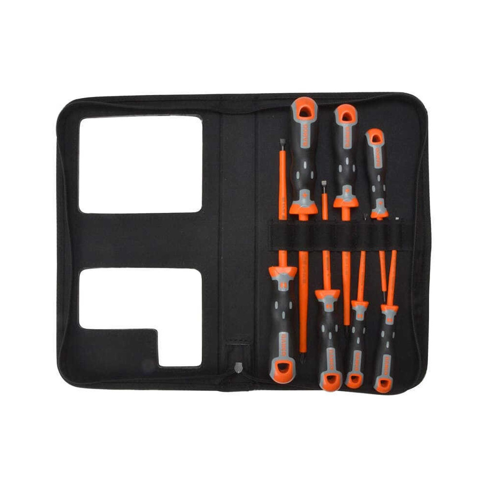 Jeu 7 tournevis isolés VDE Bahco 202032 Tekno+