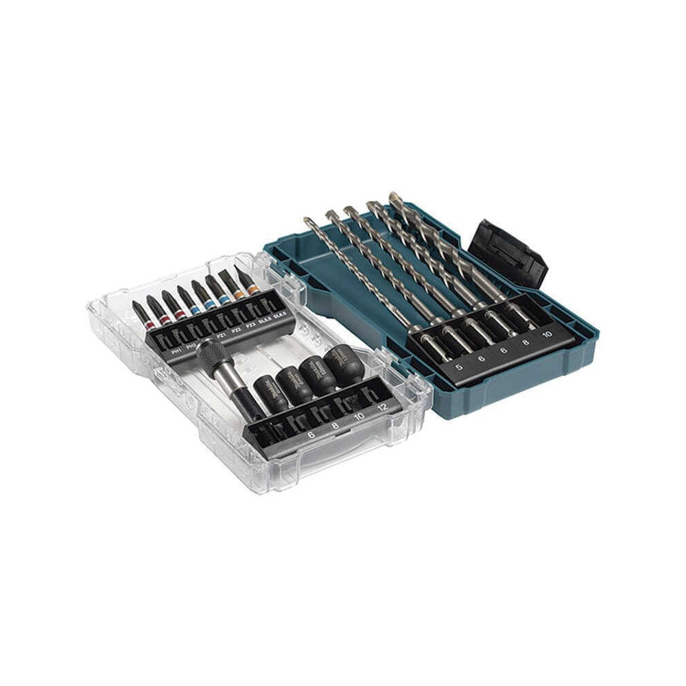 Coffret 18 accessoires SDS-Plus Makita E-07026 HT