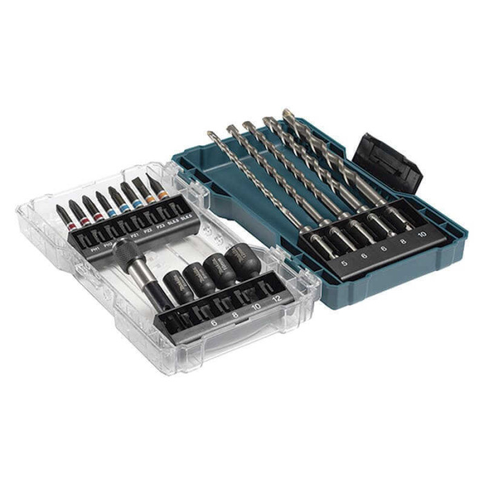 Coffret 18 accessoires SDS-Plus Makita E-07026 HT