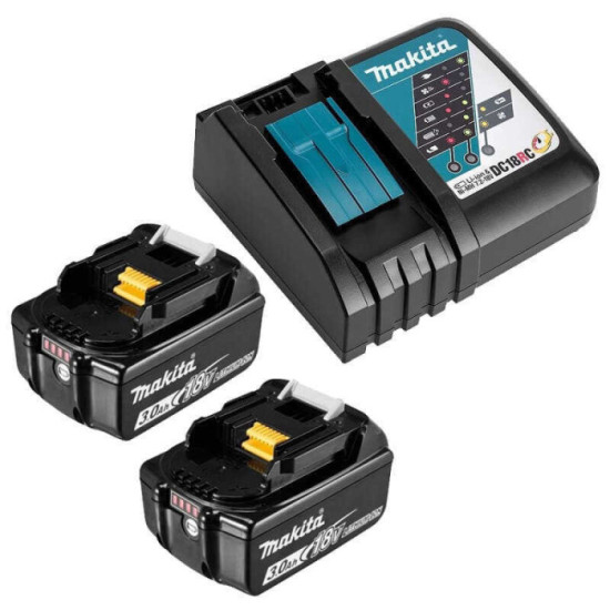 Perceuse à percussion Makita DHP453RFX4 74 accessoires HT