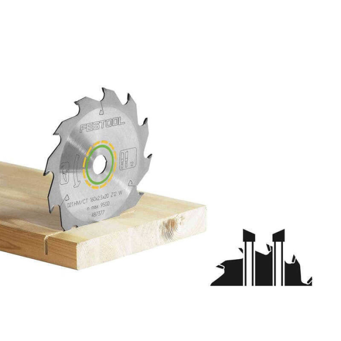 Lame Festool 768129 160 mm 18 dents WOOD STANDARD