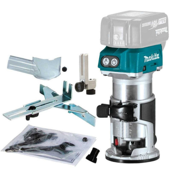 Affleureuse sans fil Makita DRT50ZX4 18V LXT